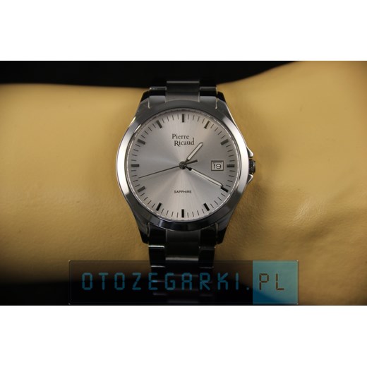 PIERRE RICAUD P97020.5113Q Zegarek - Niemiecka Jakość otozegarki szary elegancki