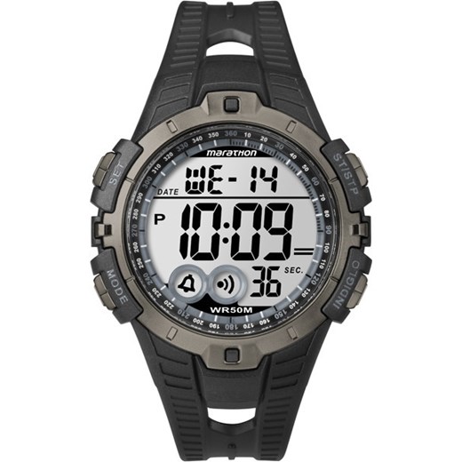 T5K802 - Zegarek Męski TIMEX z kolekcji Marathon by Timex T5K802 otozegarki szary denim