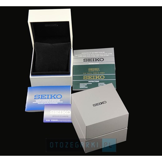 SEIKO SGEG95P1 Zegarek Męski SGEG95P1 Classic otozegarki szary grawer