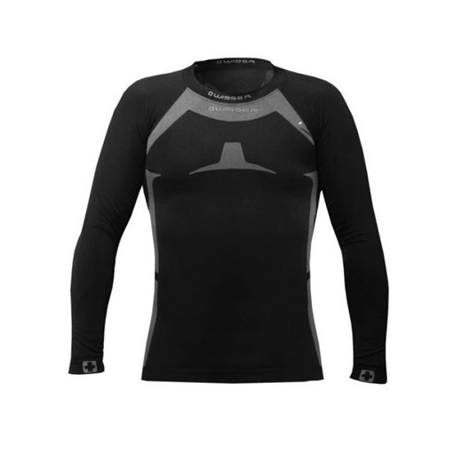 Koszulka z długim rękawem termoaktywna DRY Wisser czarna hurtowniasportowa-net czarny damskie