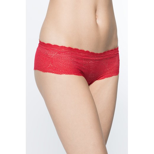 Majtki - Calvin Klein Underwear - Brazyliany All Lace Hipster answear-com bezowy koronka
