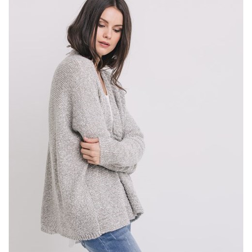 Promod Sweter typu oversize promod-pl szary casual