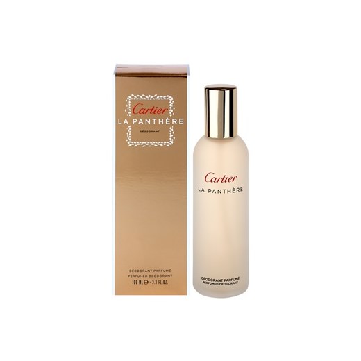 Cartier La Panthere dezodorant w sprayu dla kobiet 100 ml  + do każdego zamówienia upominek. iperfumy-pl brazowy damskie