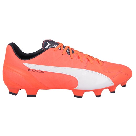 103267 01 SKÓRZANE KORKI PUMA evoSPEED 3.4 yessport-pl pomaranczowy Korki męskie