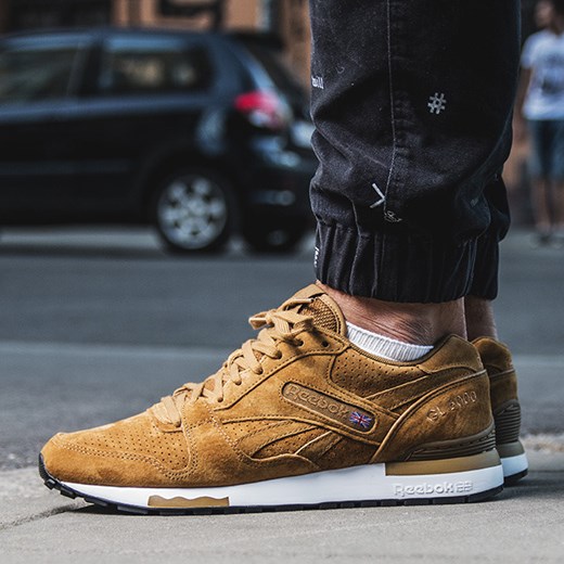 Buty męskie sneakersy Reebok Gl 6000 V66555 sneakerstudio-pl czarny casual