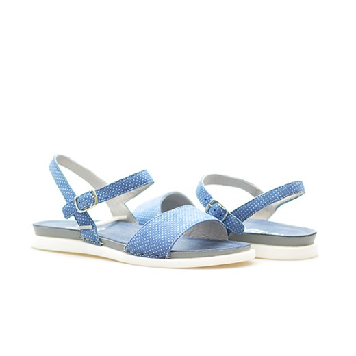 Sandały Venezia 42563311 Niebieskie arturo-obuwie niebieski lato