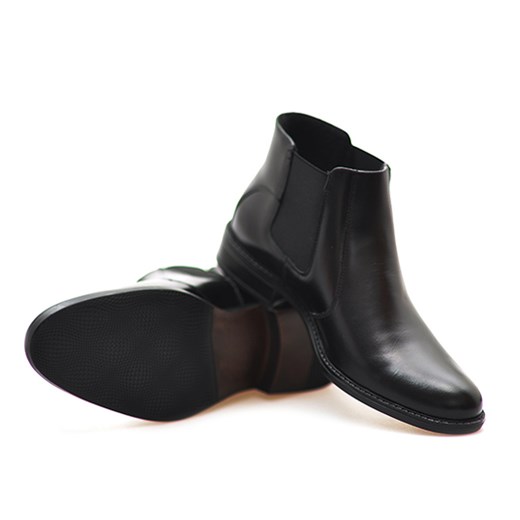 Trzewiki Pan 866 Czarny arturo-obuwie czarny glamour