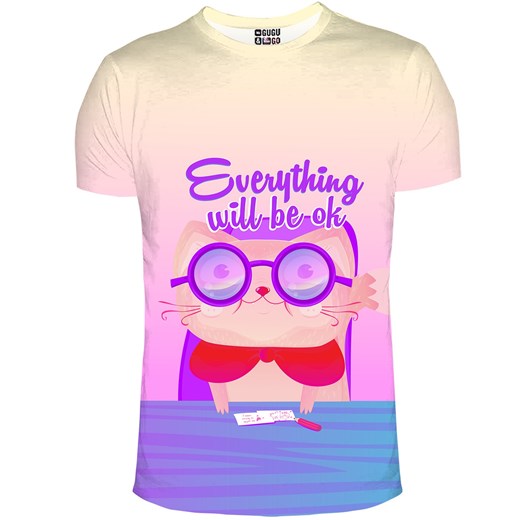 T-Shirt ze wzorem Everything Will Be OK