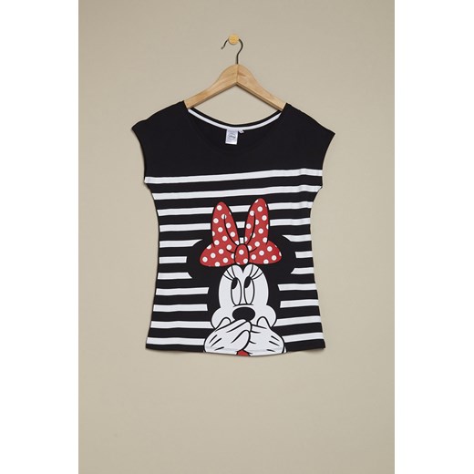 Minnie Mouse t-shirt terranova czarny młodzieżowy