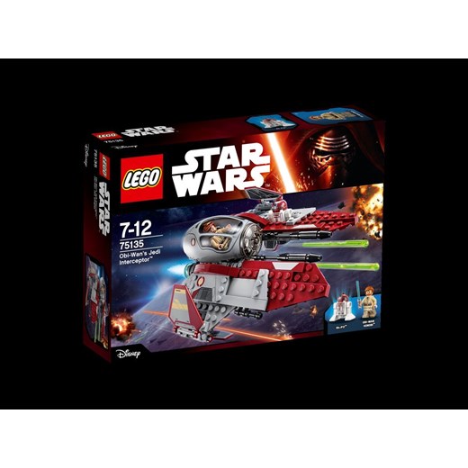 LEGO STAR WARS, klocki Jedi Interceptor Obi-Wana, 75135 - Darmowa dostawa do salonów empik! smyk-com brazowy