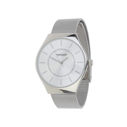 Stainless Steel Mesh Strap topshop szary 