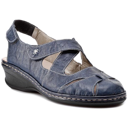 Sandały RIEKER - 66259-14 Blue eobuwie-pl niebieski sandały