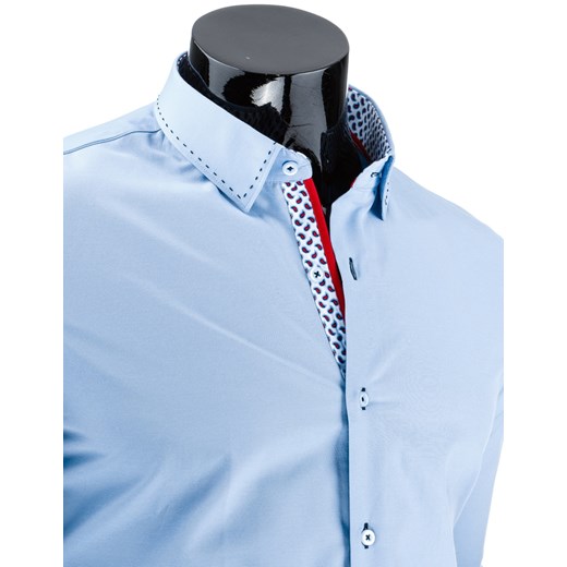 Koszula męska błękitna (dx0946) dstreet niebieski klasyczny