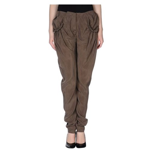 SEE BY CHLOÉ TROUSERS yoox-com szary casual