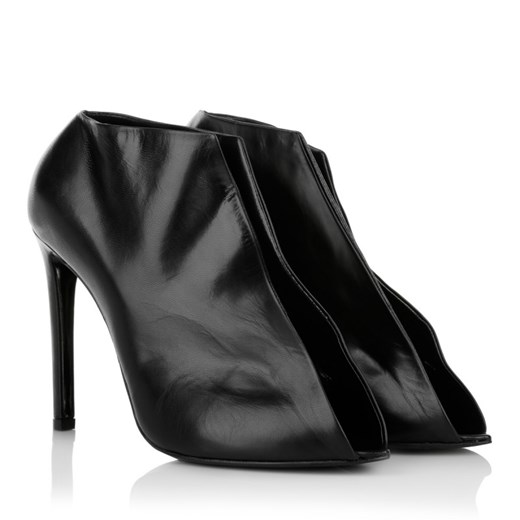 "Sandal With Opening Black obuwie czarny" fashionette czarny lato