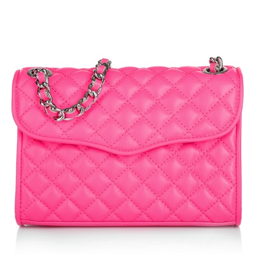 "Mini Quilted Affair Electric Pink torebki różowy" fashionette rozowy abstrakcyjne wzory