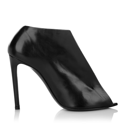 "Sandal With Opening Black obuwie czarny" fashionette czarny bez wzorów