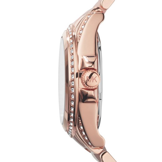 "Mini Blair Watch zegarki różowy" fashionette bezowy kamienie