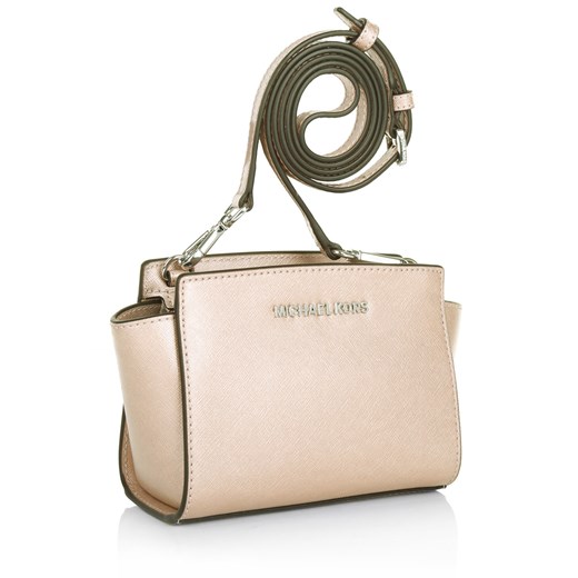 "MICHAEL Michael Kors Selma Mini Messenger Ballet torebki różowy" fashionette bezowy na ramię