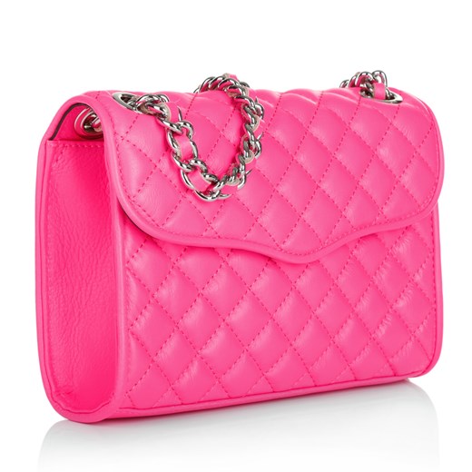 "Mini Quilted Affair Electric Pink torebki różowy" fashionette rozowy elegancki