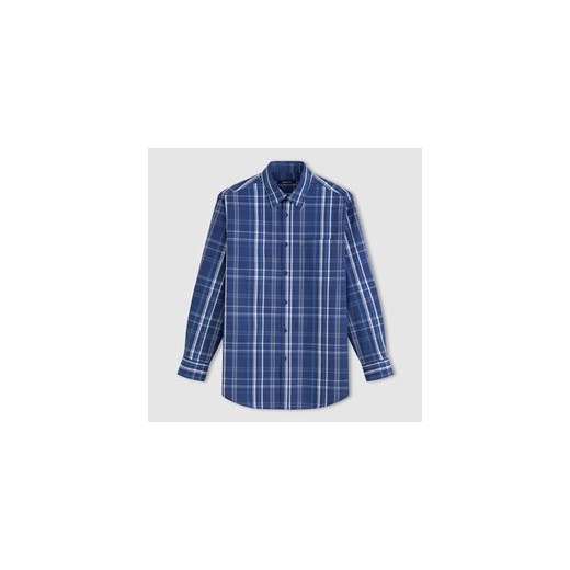 Koszula z długim rękawem, 100% bawełny la-redoute-pl niebieski bawełna