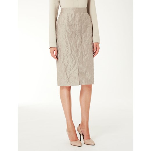 Cotton and silk tube skirt maxmara brazowy midi