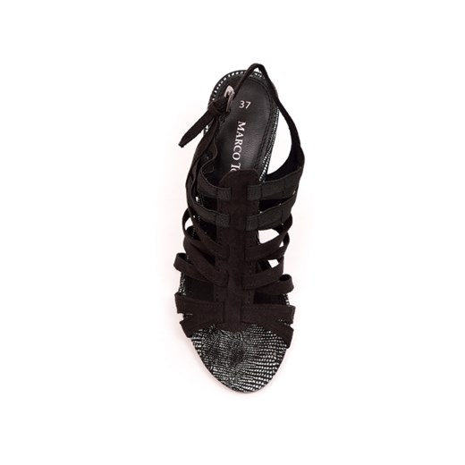 Sandały Marco Tozzi 28304-24 black aligoo czarny bez wzorów