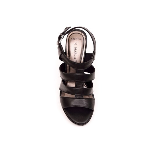 Sandały Marco Tozzi 28011-34 black antic aligoo czarny elegancki