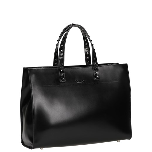 Czarna torebka do ręki kazar-com czarny glamour