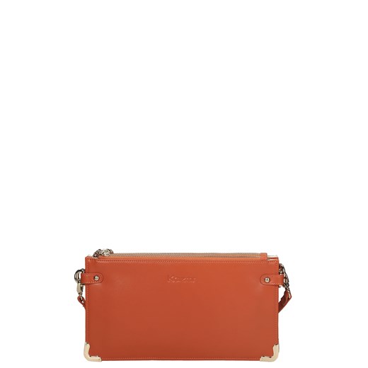 Multikolorowa torebka przez ramię kazar-com pomaranczowy modne
