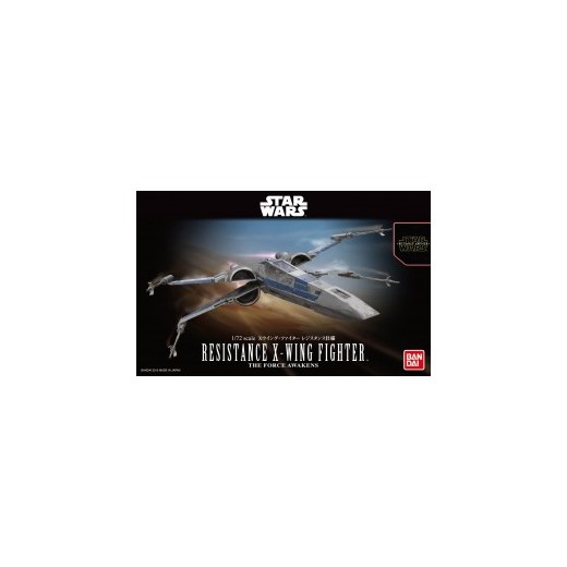 Bandai Star Wars X-Wing Fighter Resistance Specification 1/72 Scale Plastic Model Kit japanstore szary rockowy