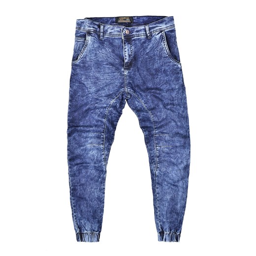 JOGGERY JEANSOWE - TJ4 risardi niebieski jeans