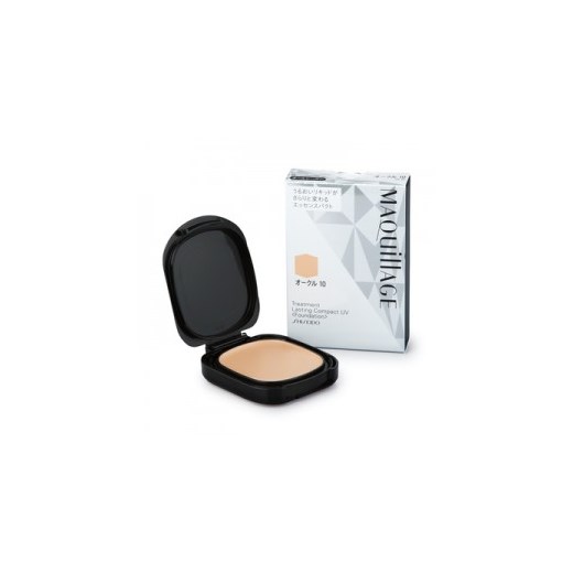 Azjatyckie kosmetyki Shiseido MAQUillAGE Treatment Lasting Compact UV SPF24 PA++ REFILL japanstore szary aplikacje