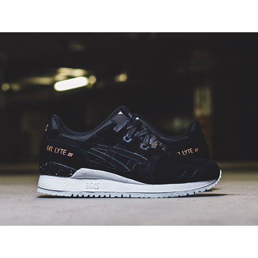 BUTY ASICS GEL LYTE III ROSE GOLD PACK H624L 9090 sneakerstudio-pl czarny sznurówki