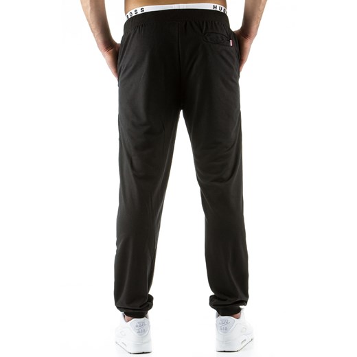 Spodnie męskie dresowe baggy czarne (ux0529) dstreet czarny modne