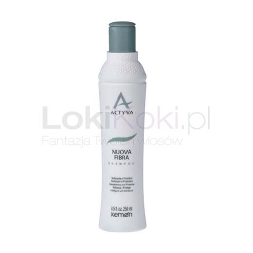 ACTYVA Nuova Fibra Shampoo Szampon odbudowujący włosów cienkich i delikatnych 250 ml Kemon 