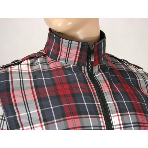 Przejściowa kurtka wiatrówka Rey Jay KURJ11262 jegoszafa-pl czerwony Kurtki męskie przejściowe