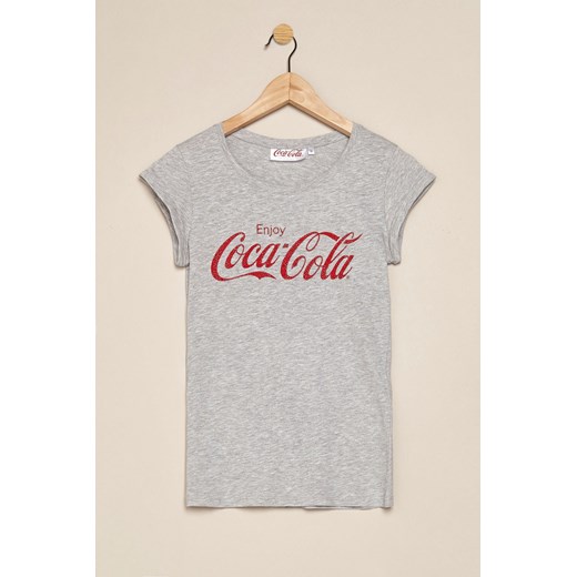 Coca Cola t-shirt terranova szary jesień