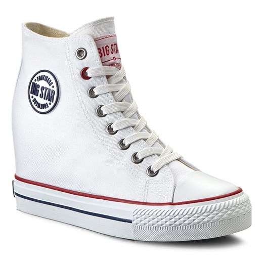 Trampki BIG STAR - U274904 White eobuwie-pl bialy młodzieżowy