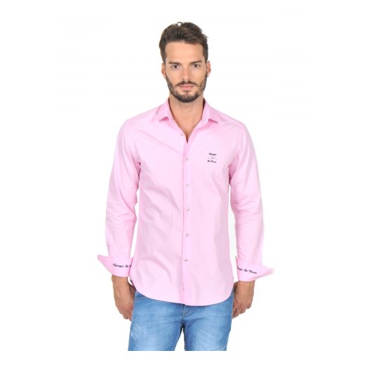 Koszula męska membershop rozowy elegancki