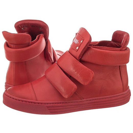 Sneakersy Carinii Czerwone O3512 (CI133-a) butsklep-pl czerwony marynarski