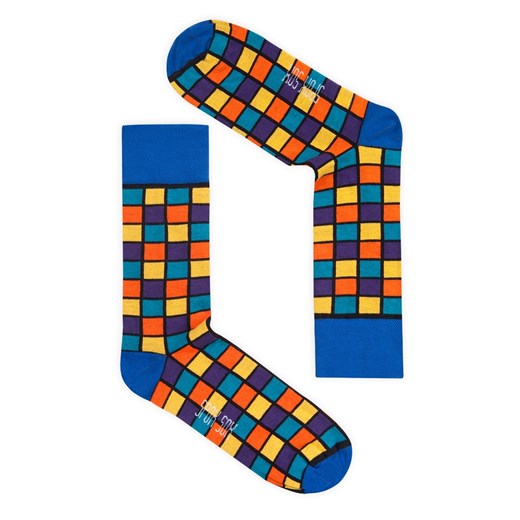 Kolorowe skarpetki Spox Sox - Kostka Rubika