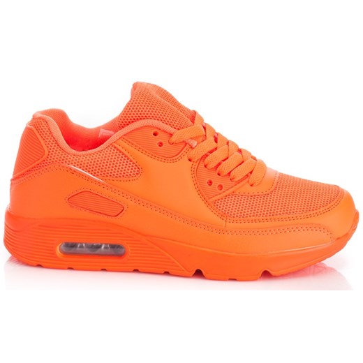 SPORTOWE NEONOWE ADIDASY AIR MAX stili-pl pomaranczowy Buty do biegania