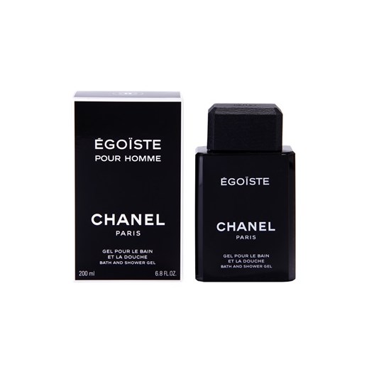 Chanel Egoiste żel pod prysznic dla mężczyzn 200 ml  + do każdego zamówienia upominek. iperfumy-pl czarny męskie