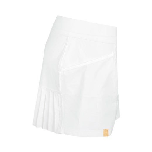 Spódnica damska Monreal London BACK PLEAT SKIRT WHITE B sportofino-pl  z kieszeniami