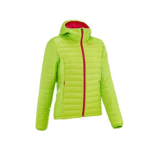 Kurtka puchowa X-Light damska decathlon zielony zima
