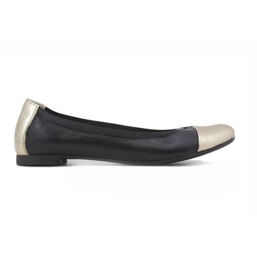 BUTY DAMSKIE BALERINY CZARNE EXQUISITE SKÓRA NATURALNA sohobuty-pl szary bez zapięcia