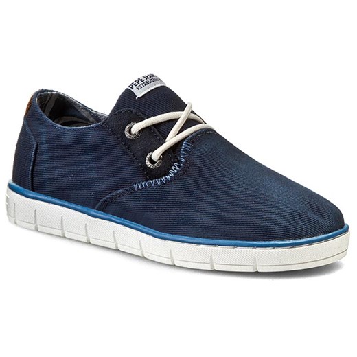 Półbuty PEPE JEANS - Race Basic PBS30166 Naval Blue 575 eobuwie-pl czarny jesień