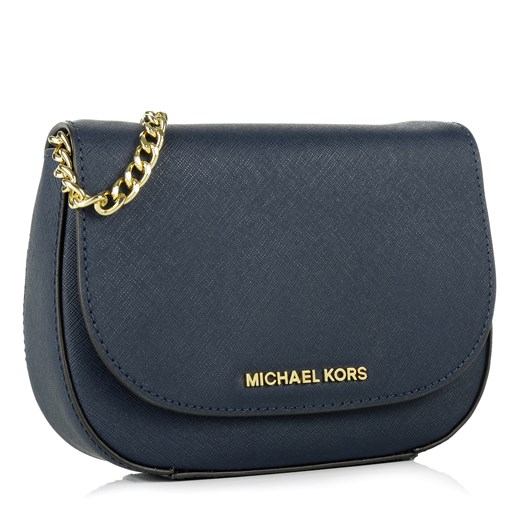 "MICHAEL Michael Kors Jet Set Travel SM Crossbody Navy torebki niebieski" fashionette szary na ramię