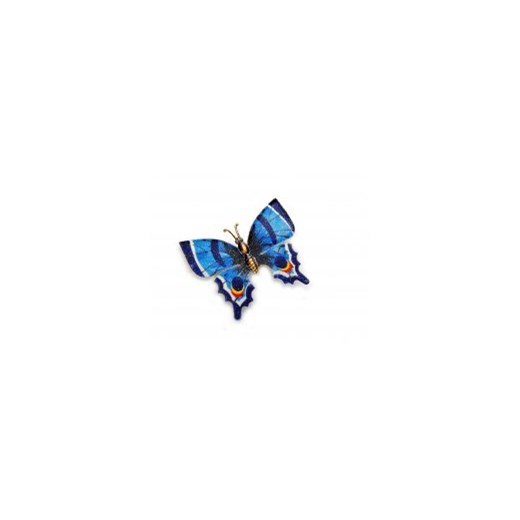 Broszka motyl kiara-sztuczna-bizuteria-jablonex niebieski metal